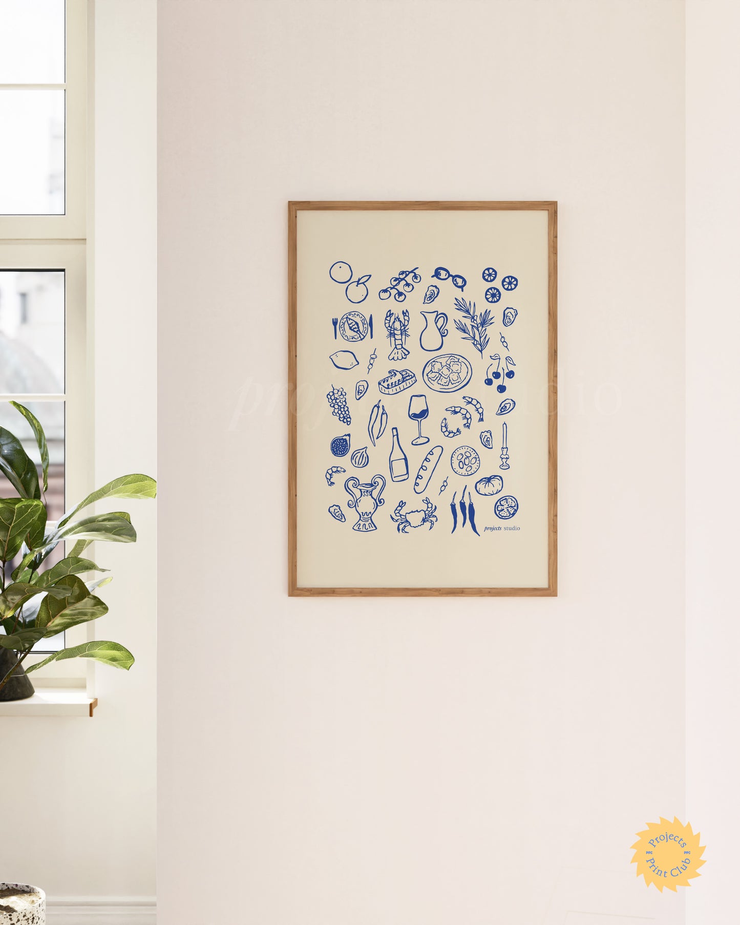 Italian Summer Print Blue ✹ Digital Download