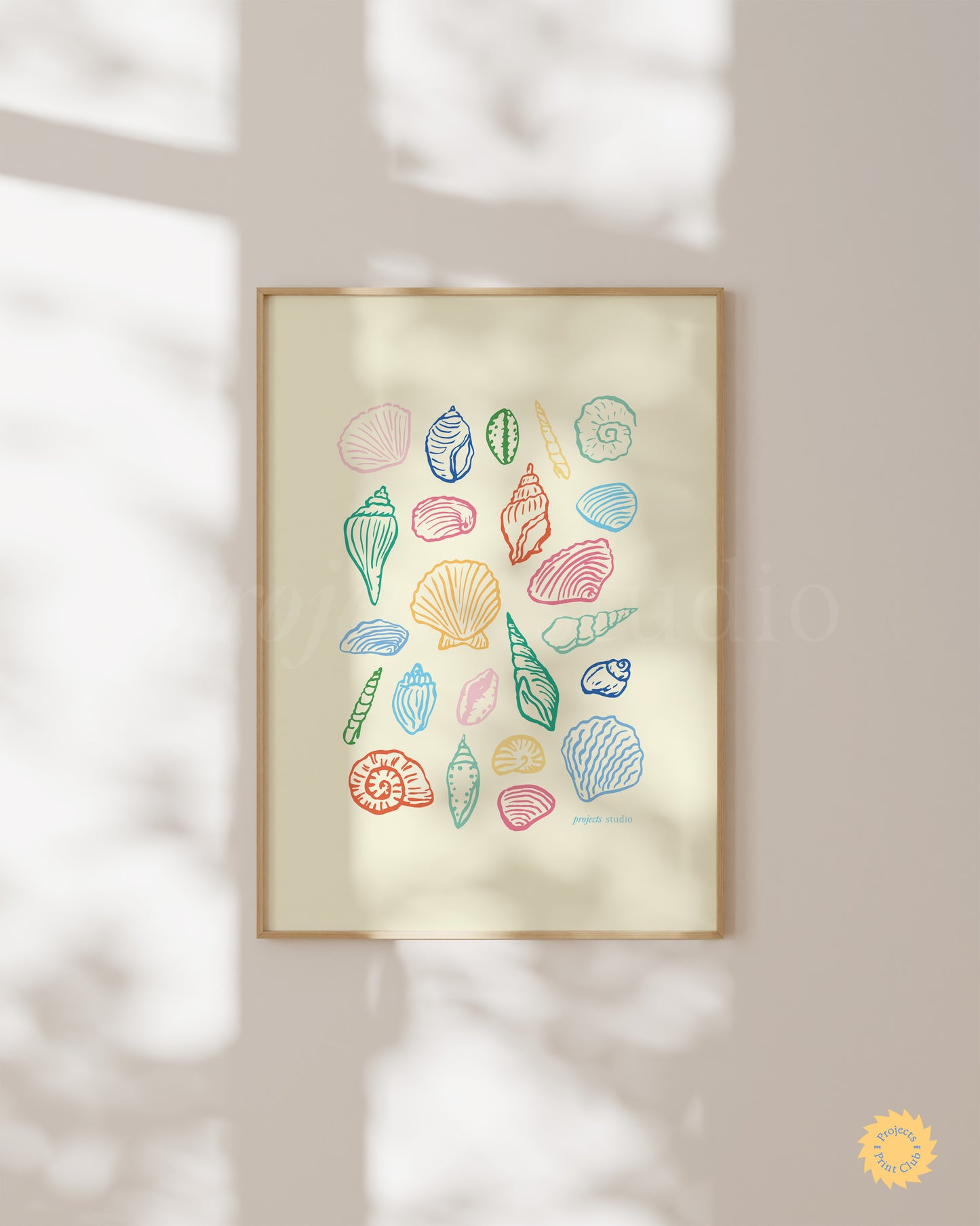 Seashell Print Multi ✹ Digital Download