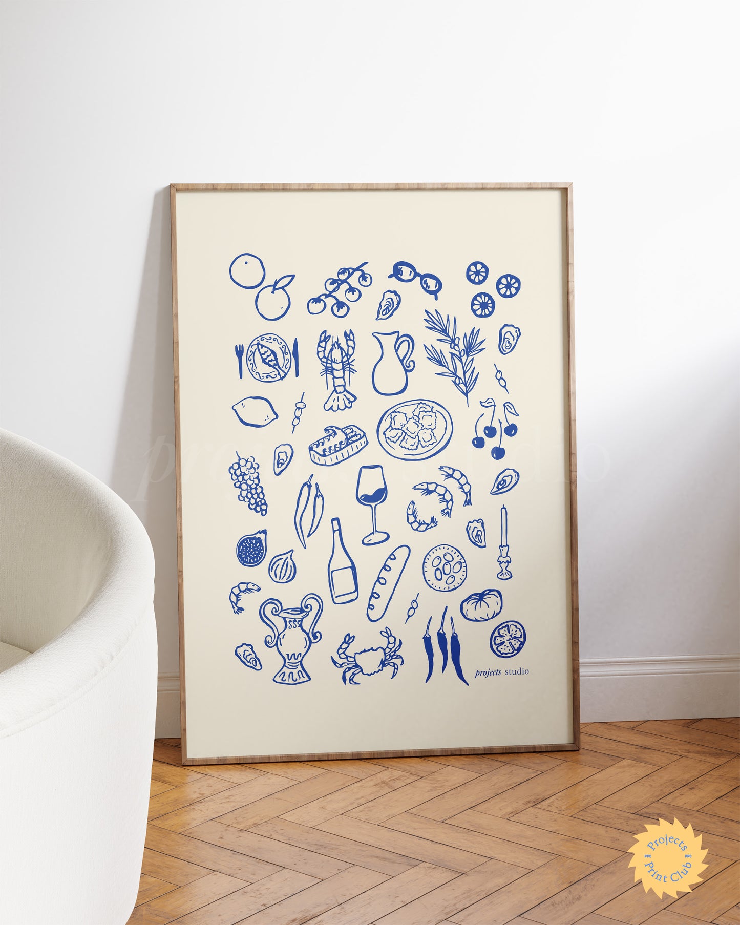 Italian Summer Print Blue ✹ Digital Download