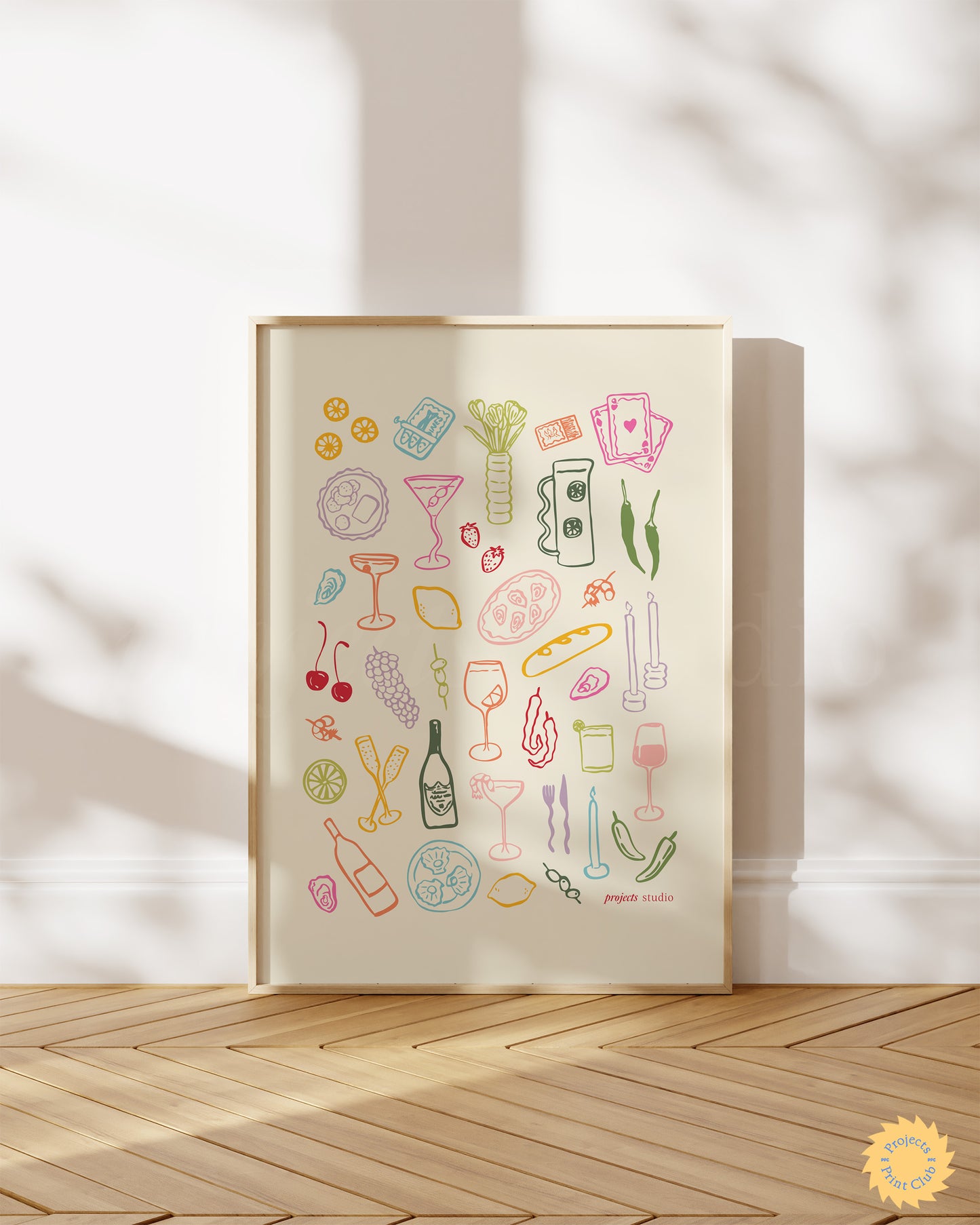 A Dinner w Friends Print Multi ✹ Digital Download