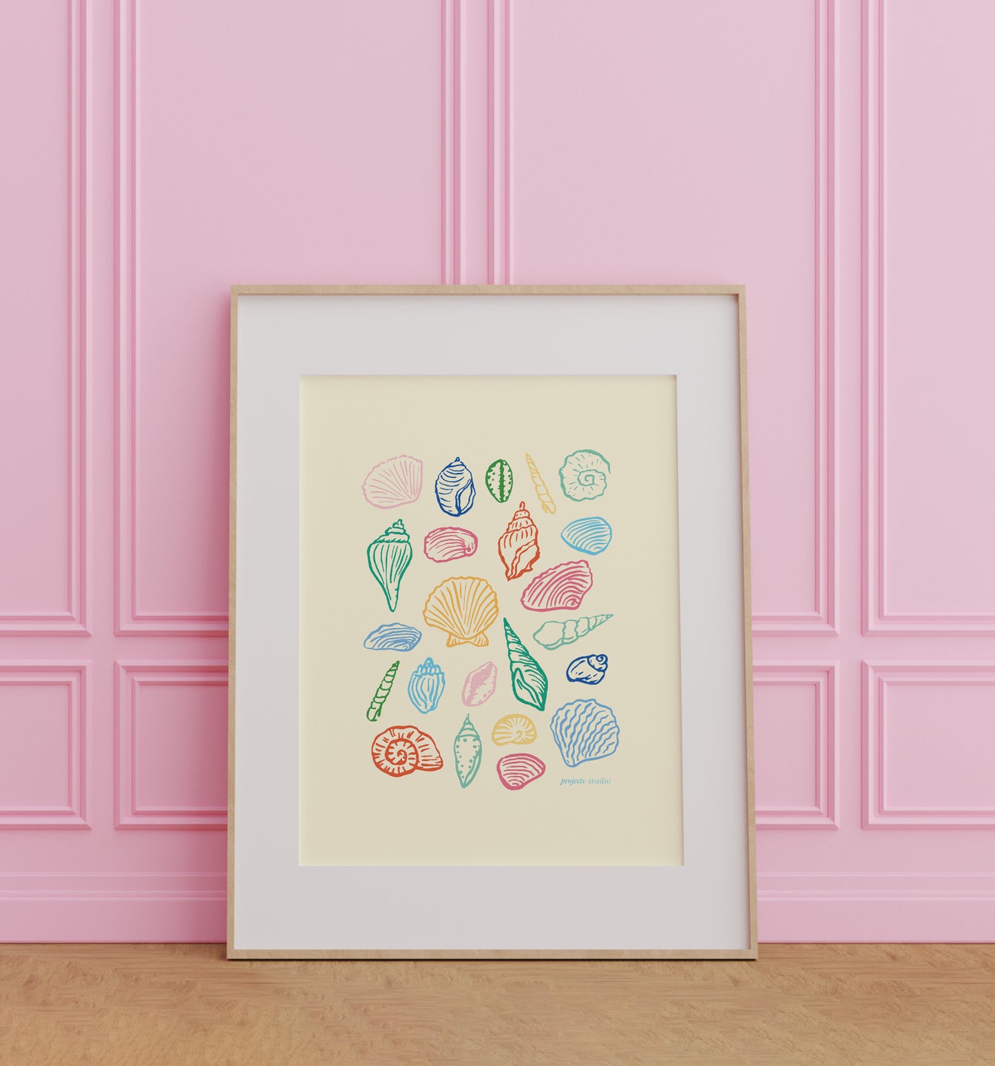 Seashell Print Multi ✹ Digital Download
