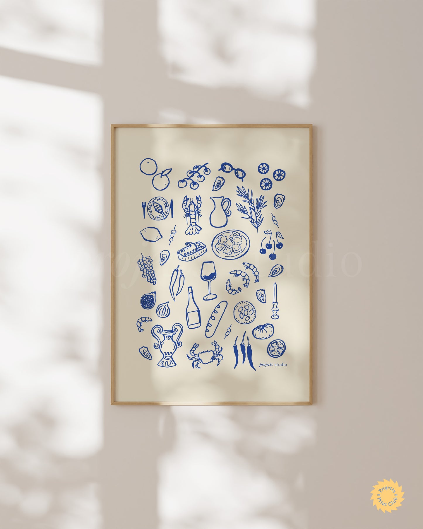 Italian Summer Print Blue ✹ Digital Download
