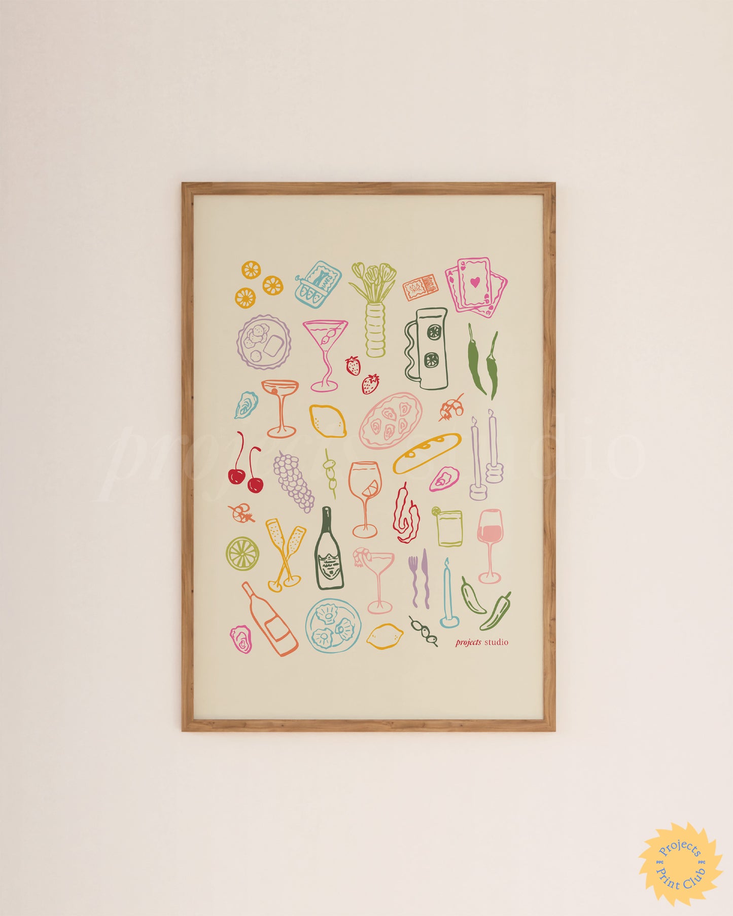 A Dinner w Friends Print Multi ✹ Digital Download