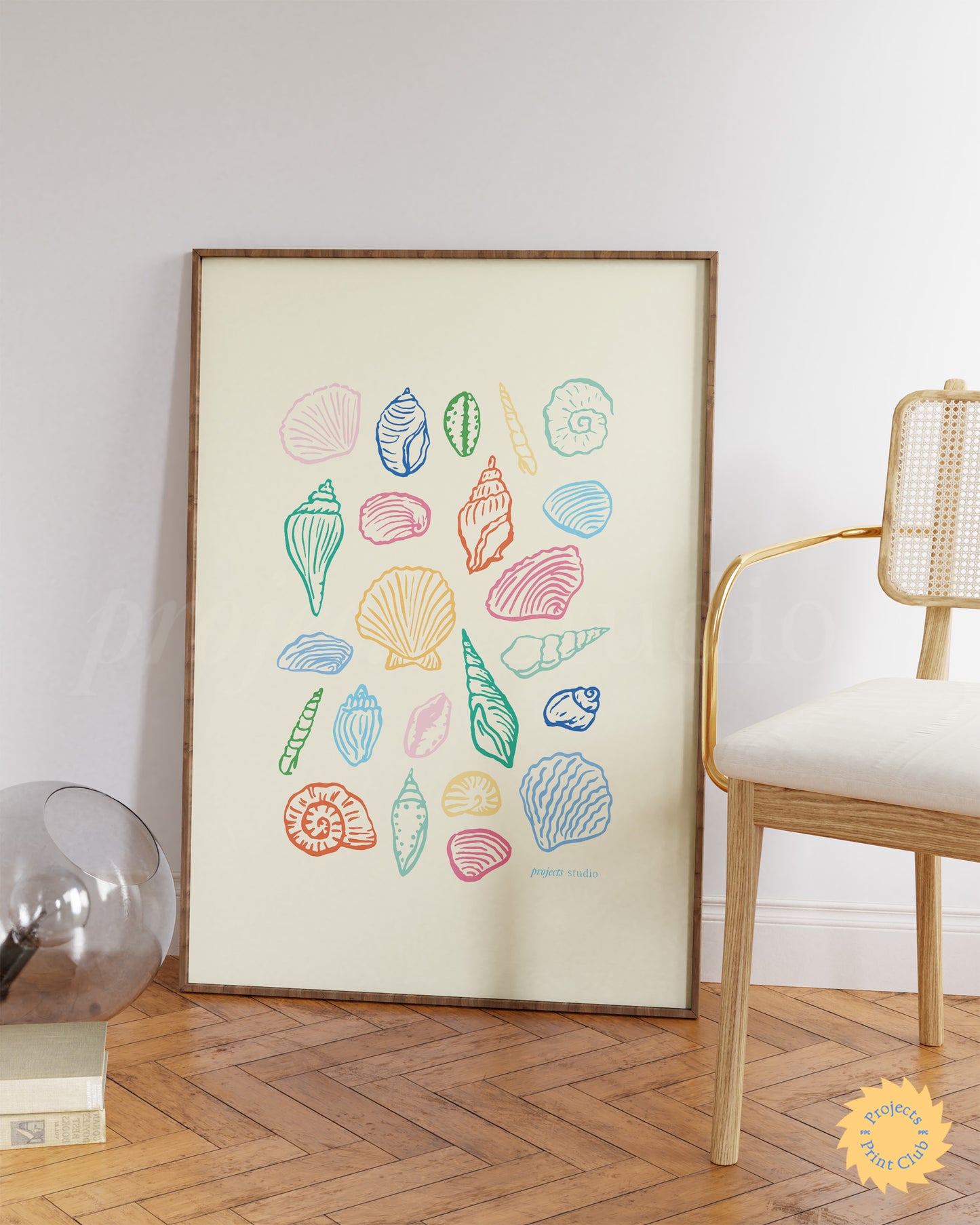 Seashell Print Multi ✹ Digital Download