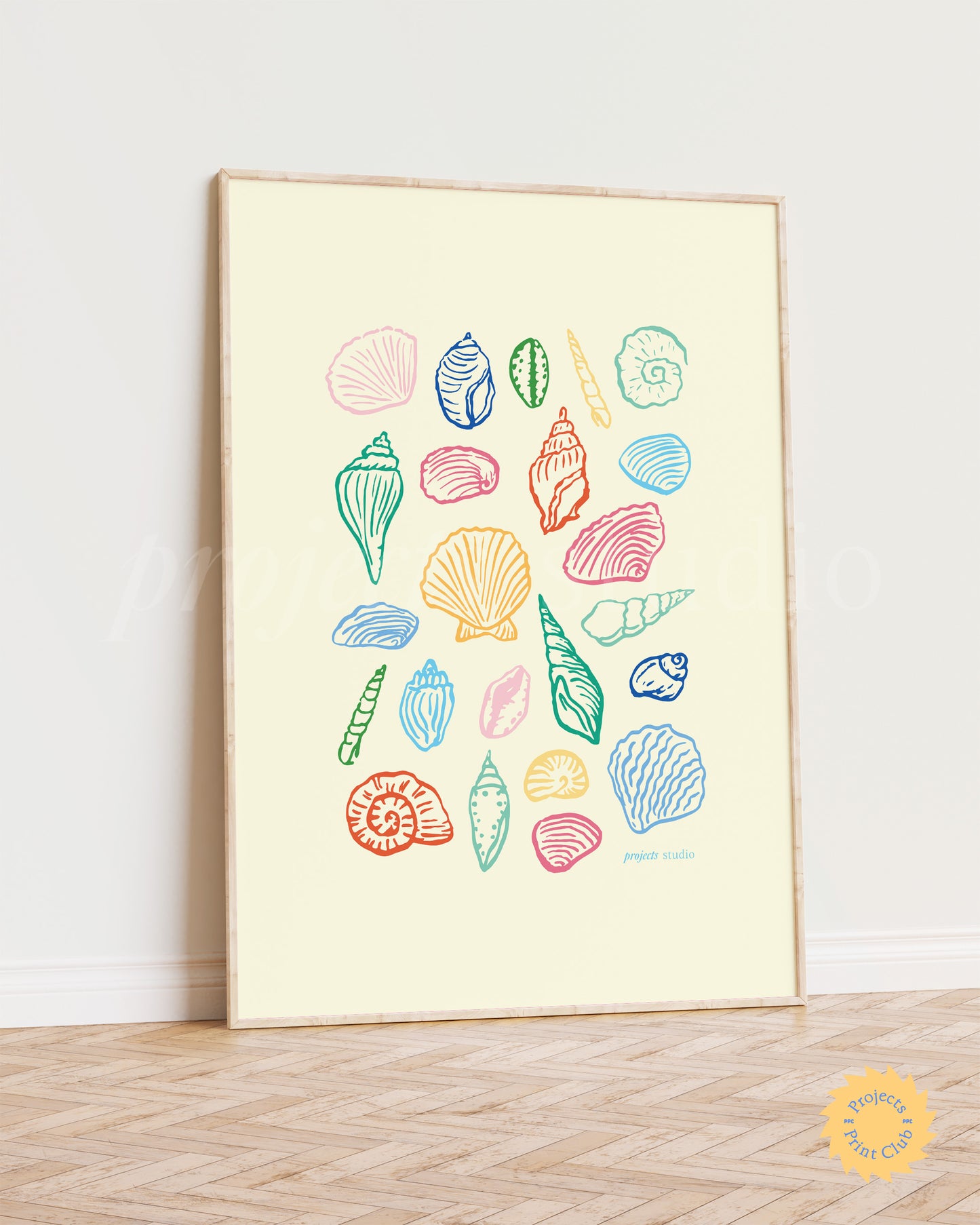 Seashell Print Multi ✹ Digital Download