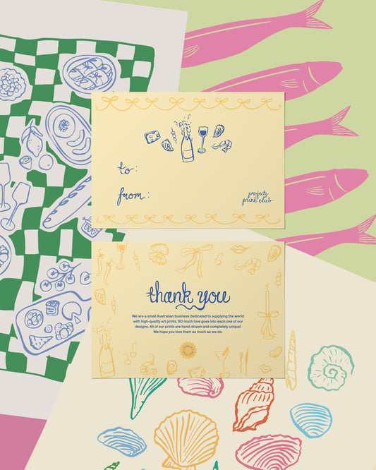 To You: Free Downloadable Thank You & Greeting Cards Yellow