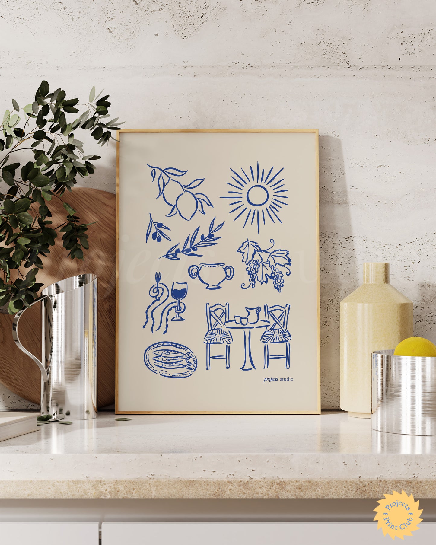 A Greek Taverna Print ✹ Digital Download