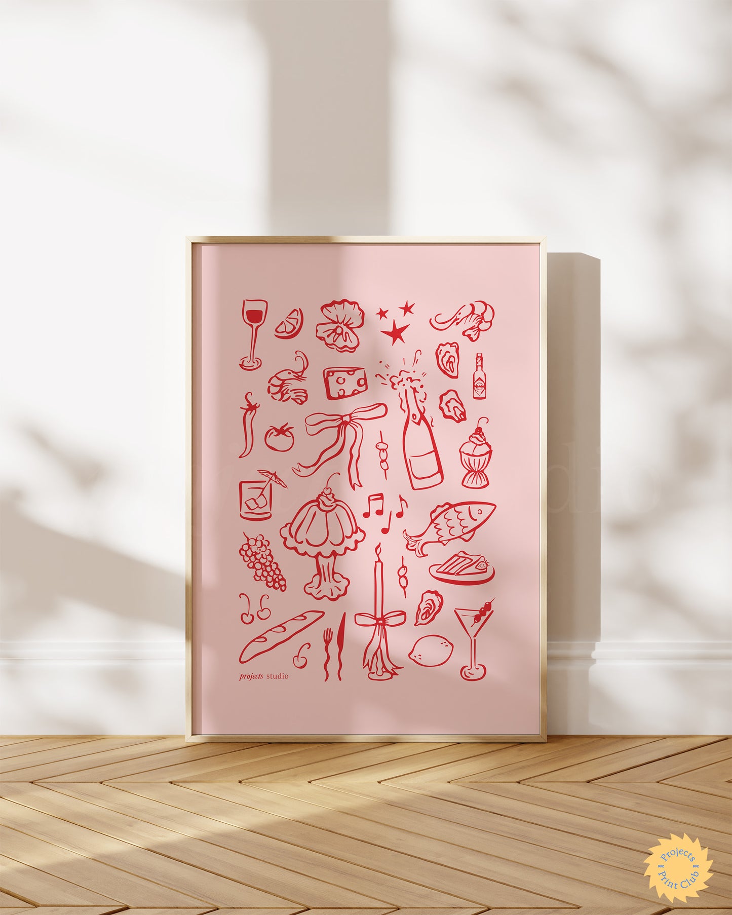 Feeling Festive Print Pink ✹ Digital Download