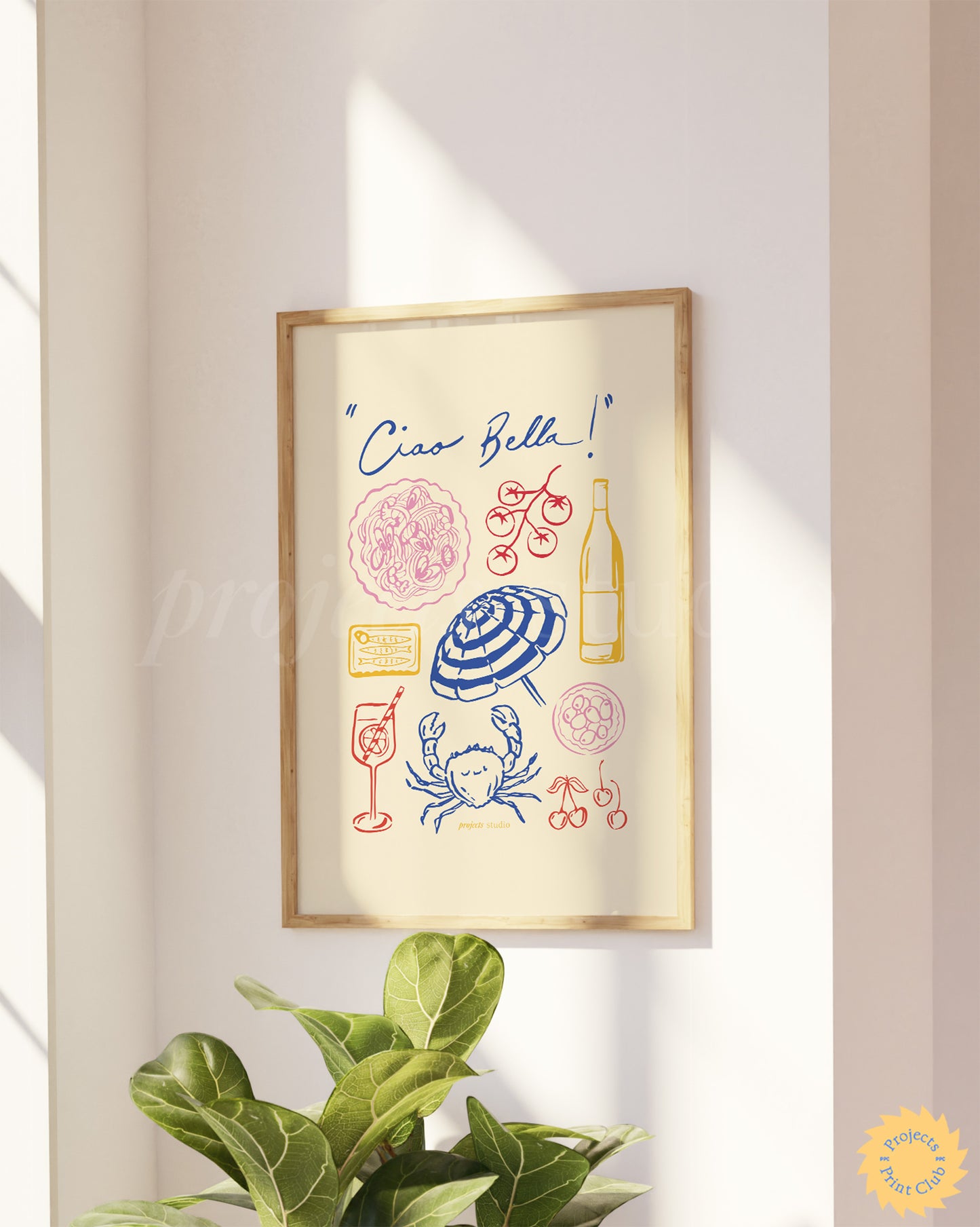 Italian Words Series Ciao Bella Print Multi ✹ Digital Download