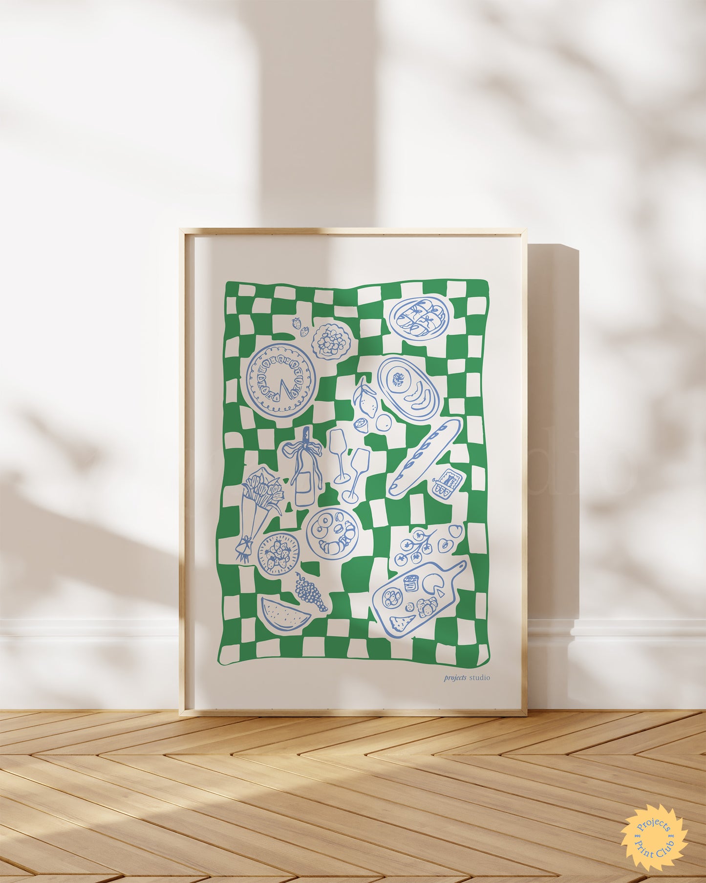 Fun Picnic Club Print Green ✹ Digital Download