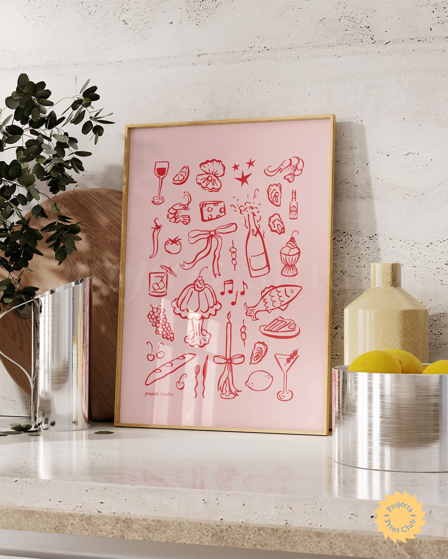 Feeling Festive Print Pink ✹ Digital Download