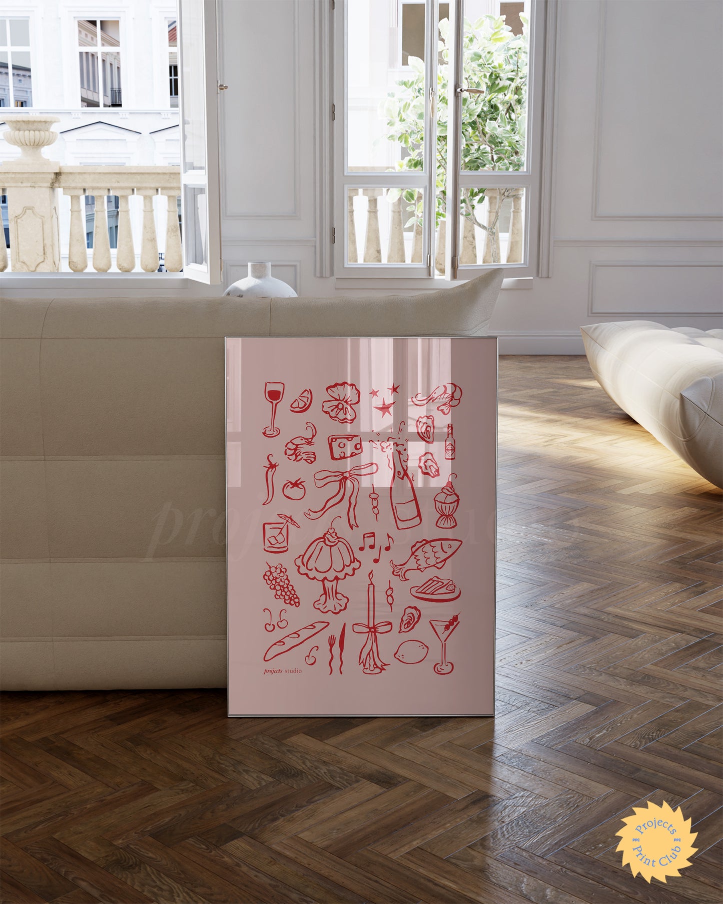 Feeling Festive Print Pink ✹ Digital Download