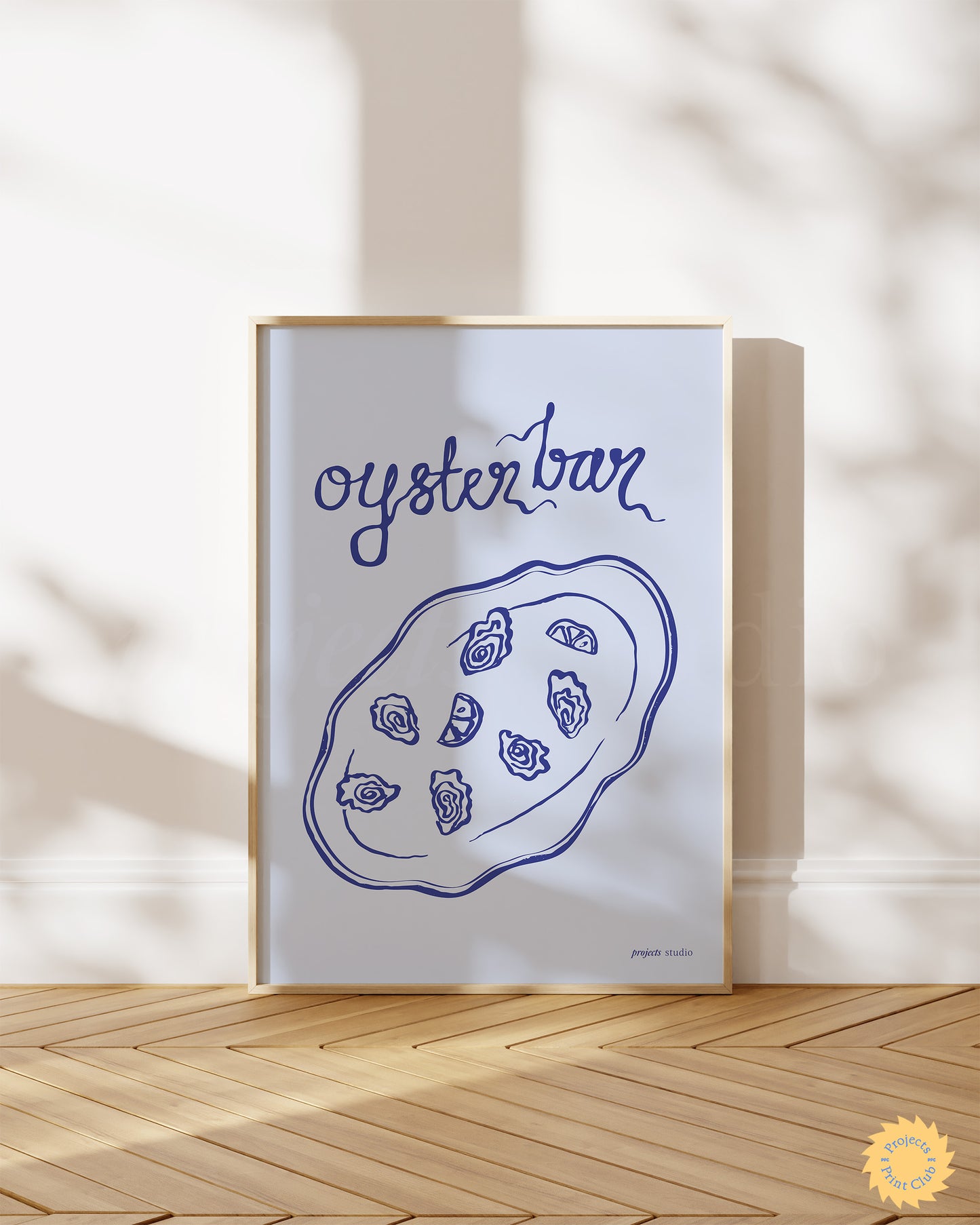 Oyster Bar Print Light Blue ✹ Digital Download