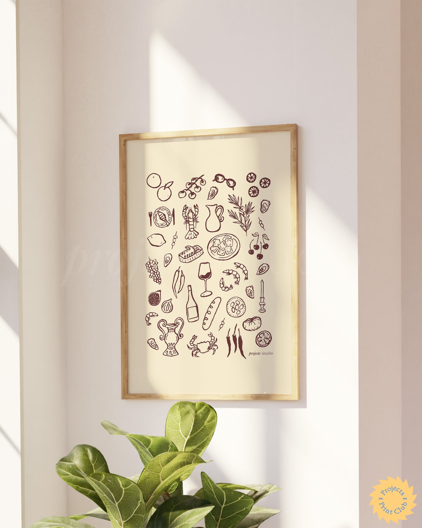 Italian Summer Print Brown ✹ Digital Download