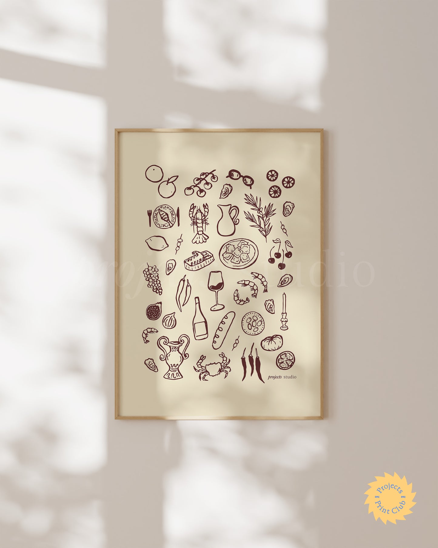 Italian Summer Print Brown ✹ Digital Download